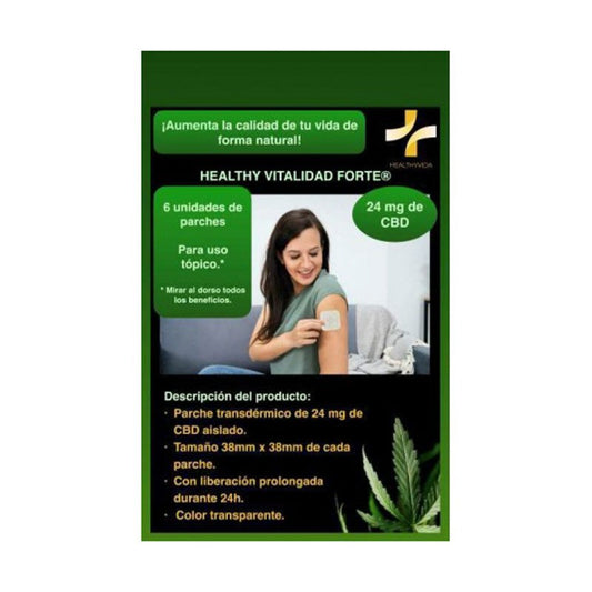 Parches 32mg CBD 6 unidades Healthy vitality