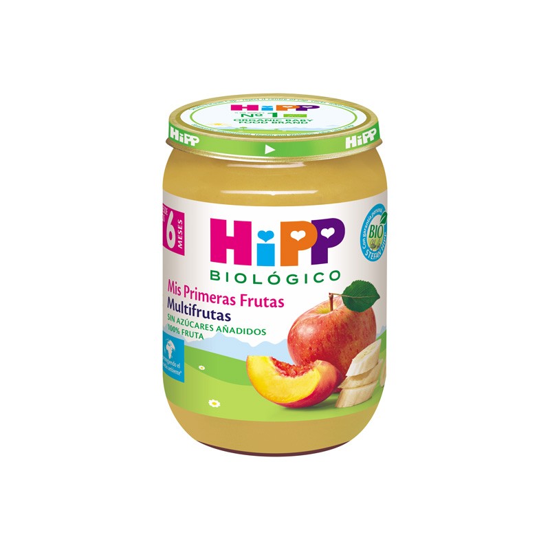 Tarrito multifrutas +6M Bio 190g Hipp