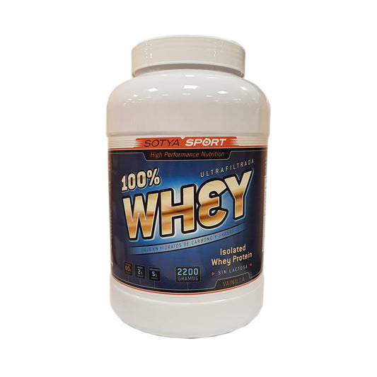 Proteina whey de suero de leche vainilla 2200g Sotya