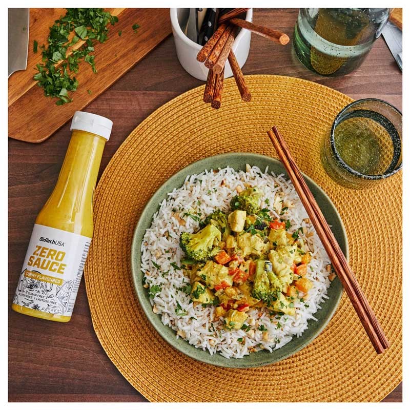 Salsa curry Zero 350ml BiotechUSA