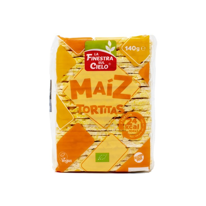 Tortitas de maiz bio 140g La Finestra