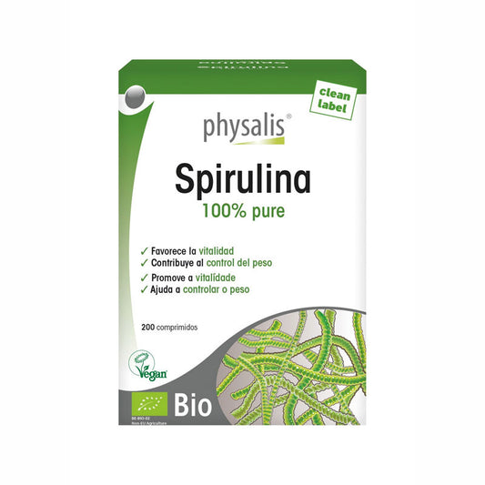 Spirulina Bio 200 comprimidos Physalis