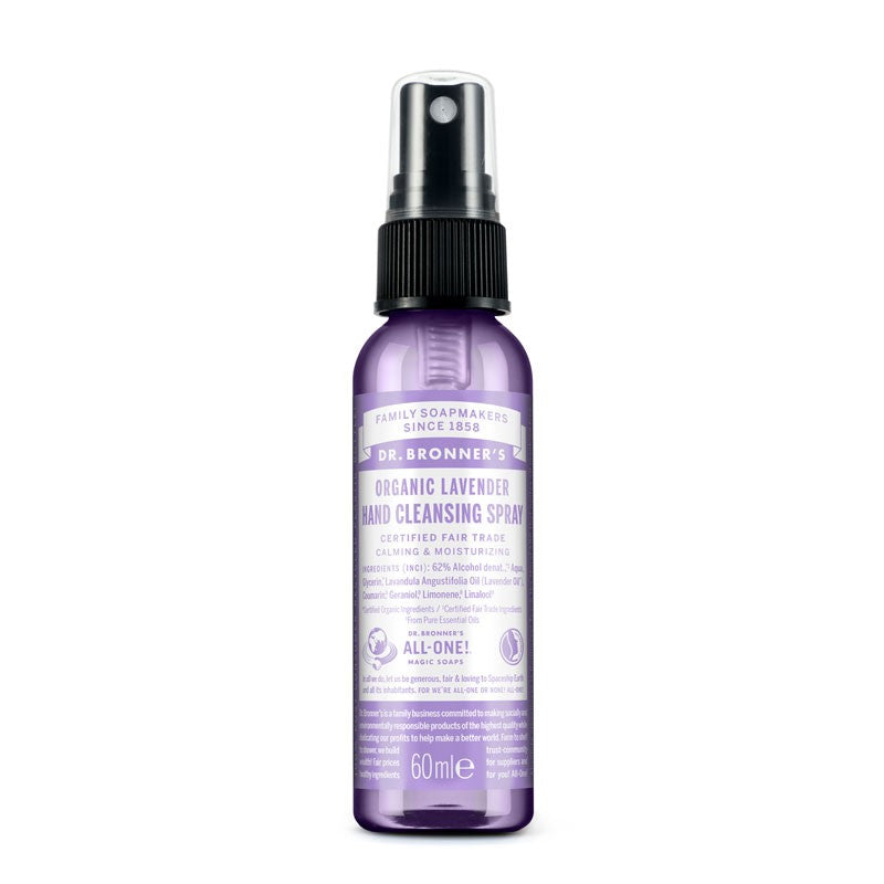 Spray desinfectante de manos lavanda 60ml Dr. Bronner's