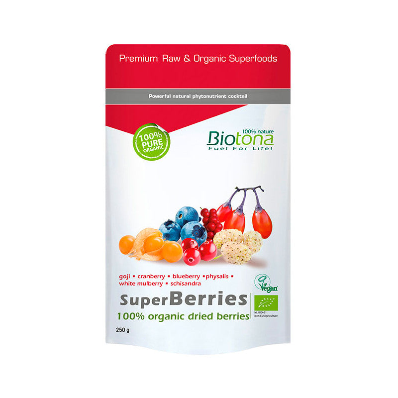 Superberries/frutas del bosque superfoods bio 250g Biotona