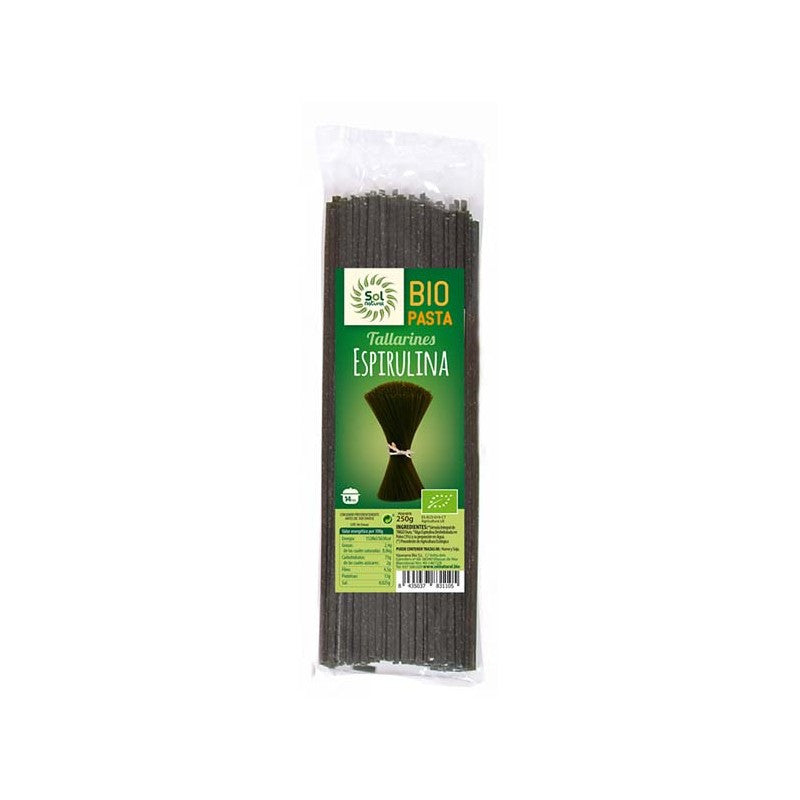 Tallarines con espirulina bio 250g Sol Natural