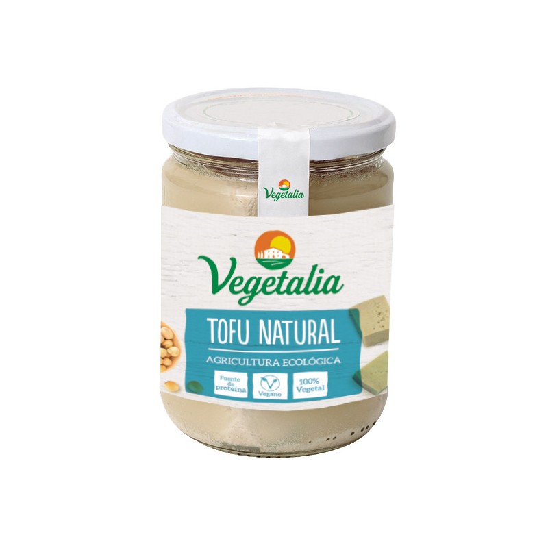 Tofu en bote de vidrio esterilizado bio 250g Vegetalia