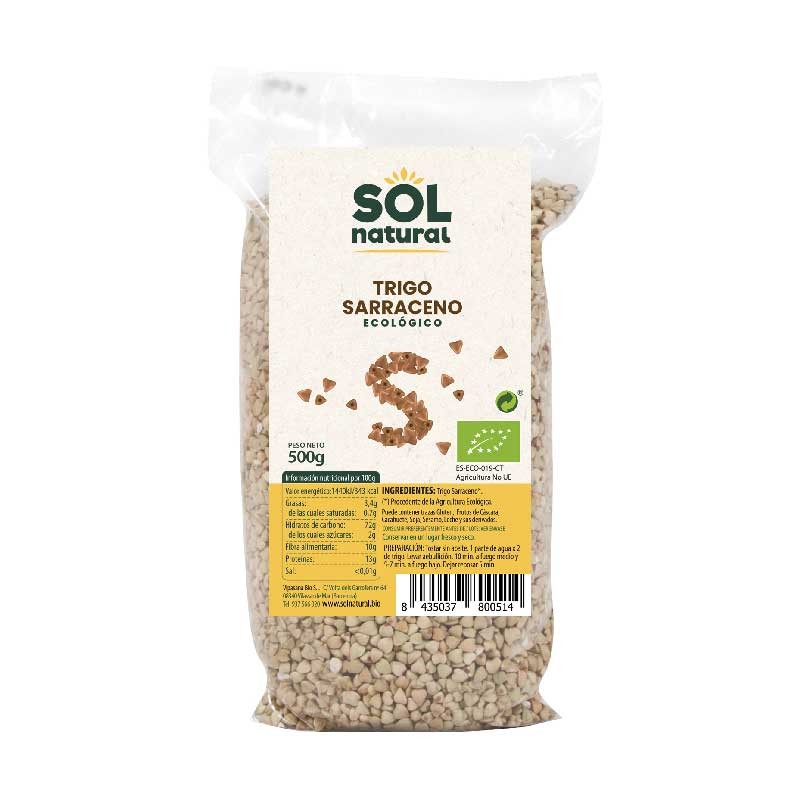 Trigo sarraceno bio 500g Sol Natural