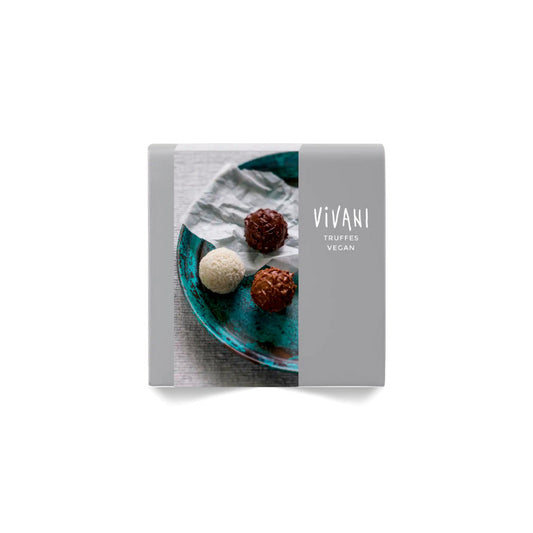 Trufas VEGANAS de Chocolate Bio 3x3 sabores 100g Vivani