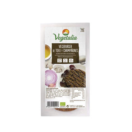 Vegeburguer de tofu y champiñones bio 160g Vegetalia