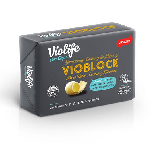 Vioblock margarina sin sal 250gr Violife