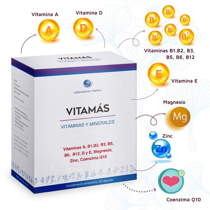 Vitamas (vitaminas y minerales) 30 capsulas Mahen