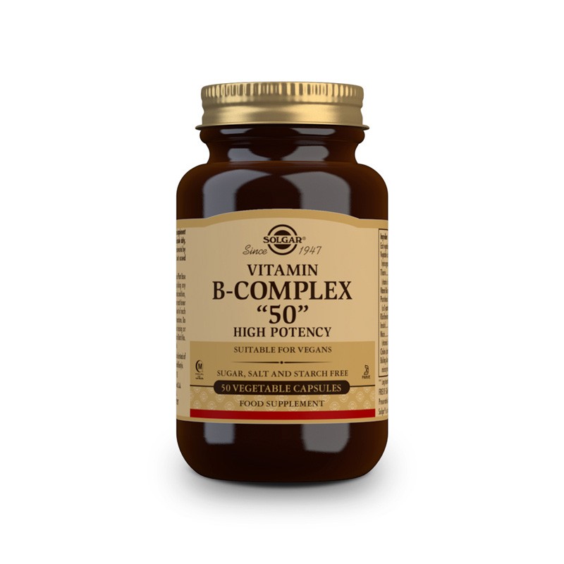 Vitamina B Complex '50' High potency 50vcaps Solgar