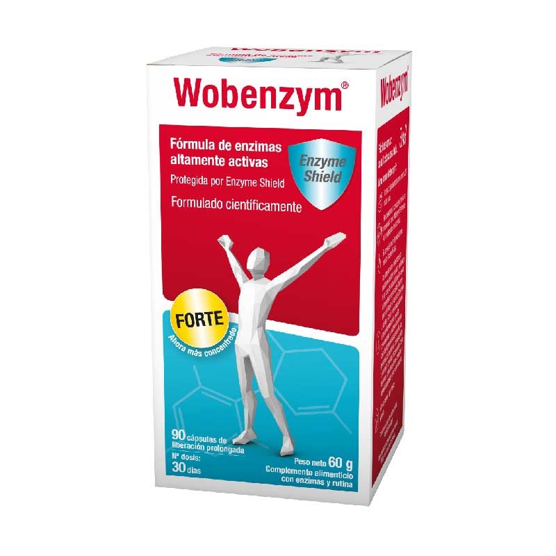 WOBENZYM Forte Classic 90 capsulas