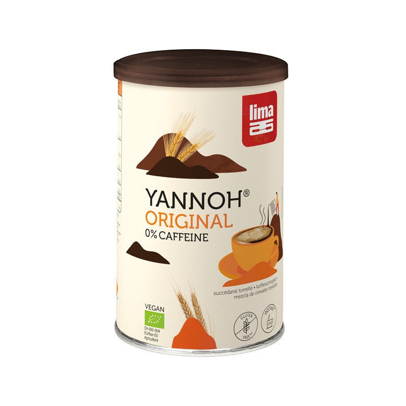 Yannoh instantaneo cafe de cereales bio lata 250g Lima