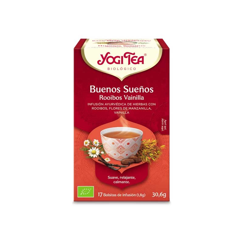 Yogi tea Buenos sueños rooibos de vainilla 17 filtros