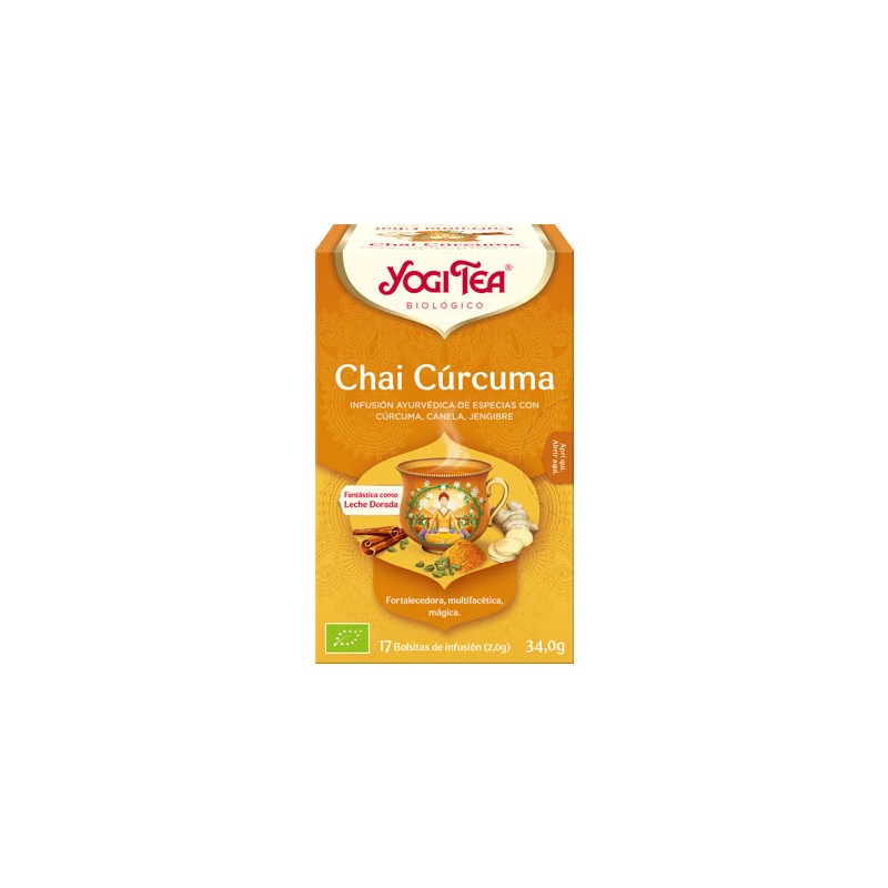 Yogi tea Chai Curcuma Bio 17 filtros