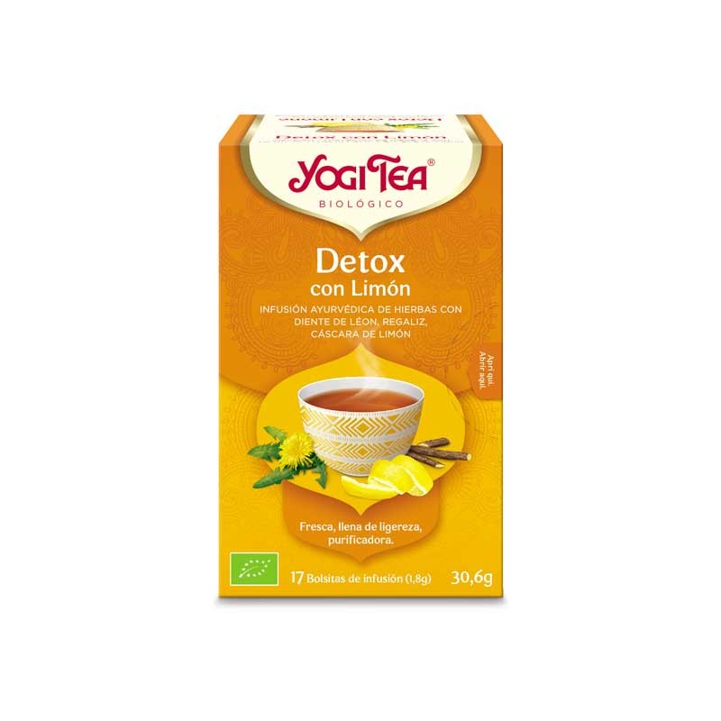 Yogi Tea Detox con limon 17 filtros