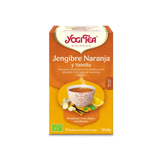 Yogi Tea Jengibre, naranja y vainilla 17 filtros